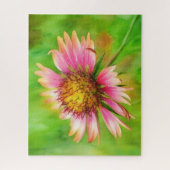 Indian Blanket Wildblume Blume Art Puzzle (Vertikal)