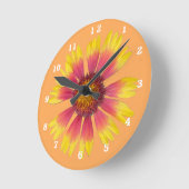 Indian Blankon Acrylic Wall Clock Runde Wanduhr (Winkel)