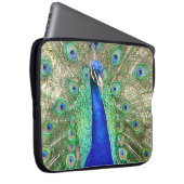 Indian Blue Peacock Laptopschutzhülle (Vorne Rechts)