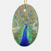 Indian Blue Peacock Ornament (Links)