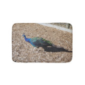 Indian Blue Peafowl bathmat Badematte (Vorderseite)