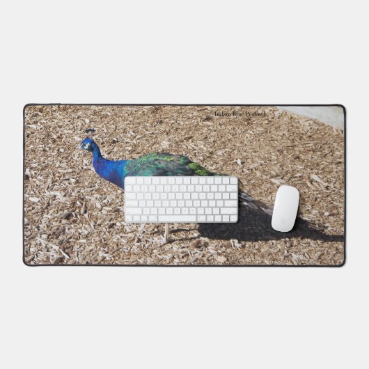 Indian Blue Peafowl deskmat (Tastatur & Maus)