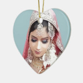 Indian bride keramikornament (Links)
