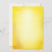 Indian Bride Mehndi Zeremonie Peacock Floral Einladung (Rückseite)