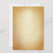 Indian Bride Mehndi Zeremonie Peacock Floral Einladung (Rückseite)