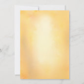 Indian Bride Mehndi Zeremonie Peacock Floral Einladung (Rückseite)