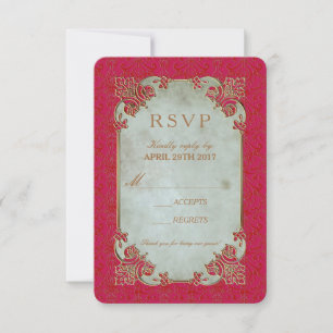 Indian Bridge - UAWG Invitation Card RSVP Karte
