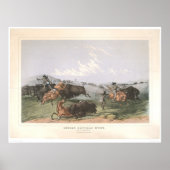Indian Buffalo Hunt: "Nah Quarters" (0743A) Poster (Vorne)