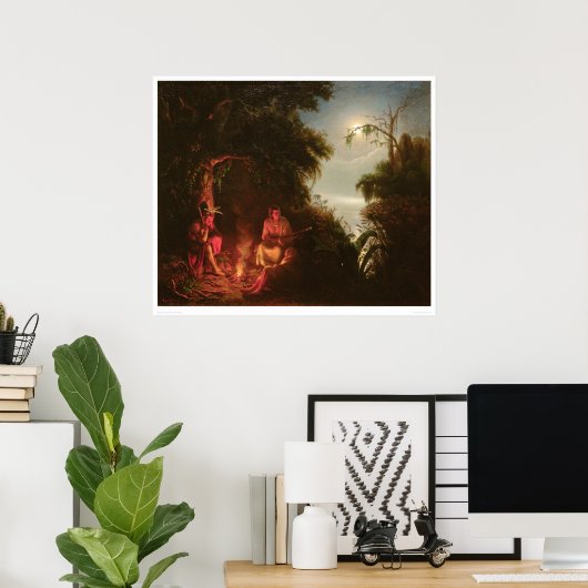 Indian Campfire (2166A) Poster (Heimbüro)