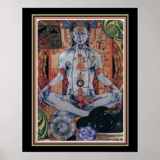 Indian Chakra 16 x 20 Poster (Vorne)