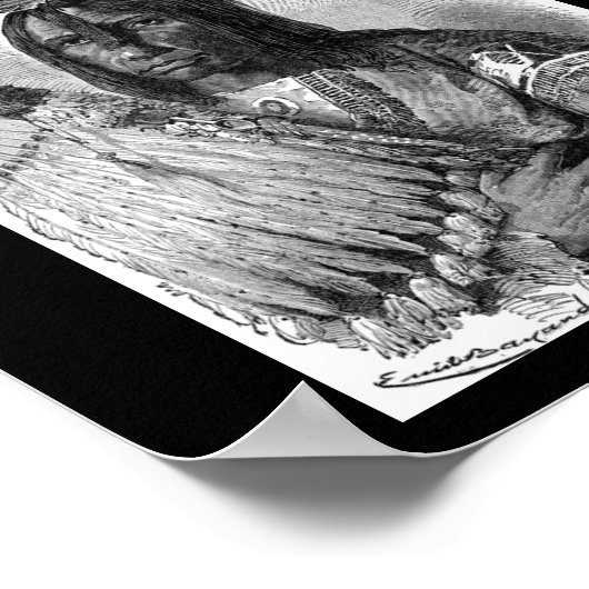 Indian Chefposter Poster (Ecke)