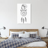 Indian Chief dream Catcher Native American Art  Leinwanddruck (Insitu (Schlafzimmer))