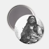 Indian Chief Magnet (Vorderseite/Rückseite)