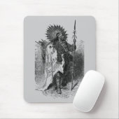 Indian Chief-Mauspad Mousepad (Mit Mouse)