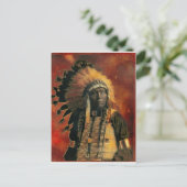 Indian_Chief Postkarte (Stehend Vorderseite)
