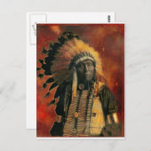 Indian_Chief Postkarte (Vorne/Hinten)