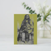 Indian Chief Postkarte (Stehend Vorderseite)