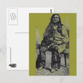 Indian Chief Postkarte (Vorne/Hinten)