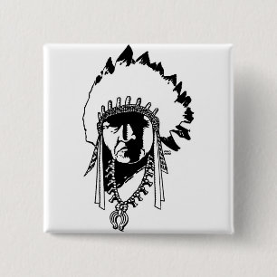 Indian Chief-Taste Button