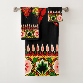 Indian Cotton Fabric Badhandtuch Set