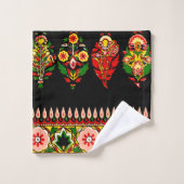 Indian Cotton Fabric Badhandtuch Set (Waschlappen)