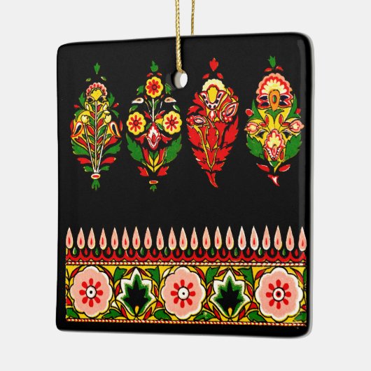 Indian Cotton Fabric Keramikornament (Links)