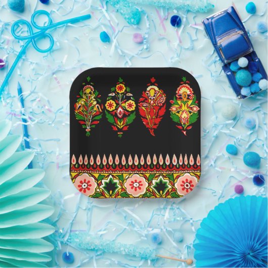 Indian Cotton Fabric Pappteller (Party)
