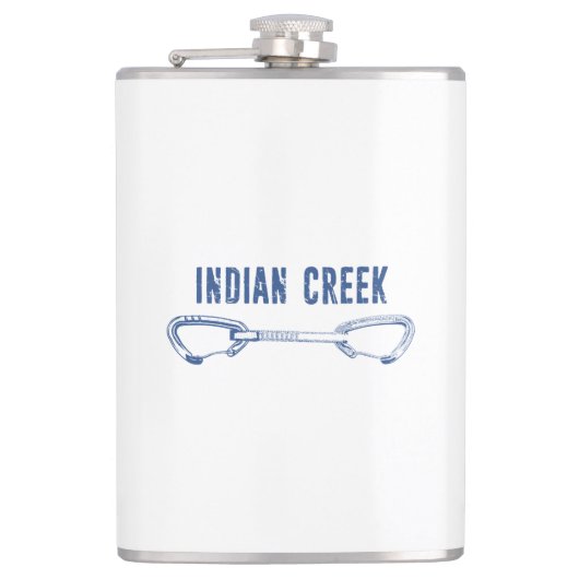 Indian Creek Climbing Quickdrag Flachmann (Vorderseite)