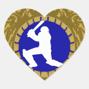 Indian Cricket.png Herz-Aufkleber