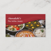Indian Cuisine Business Card Visitenkarte (Vorderseite)