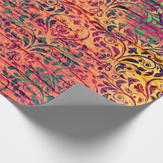 Indian Damask Haven Geschenkpapier (Ecke)