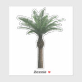 Indian Date Palm Tree Sticker (Blatt)