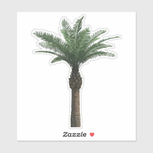 Indian Date Palm Tree Sticker (Blatt)
