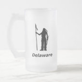 Indian Delaware Mattglas Bierglas (Links)