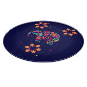 INDIAN DIWALI ELEPHANT FARBEN DESIGN SCHNEIDEBRETT (Ecke)