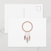 Indian Dream Catcher Postkarte (Vorne/Hinten)