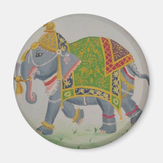 Indian Elephant Magnet (Vorne)