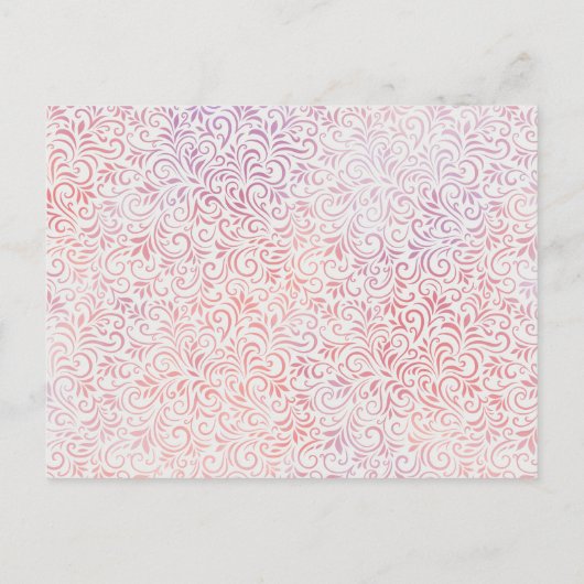 Indian Elephant Multi Event Wedding RSVP Card Postkarte (Rückseite)