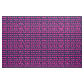 Indian Elephant Pink Blue Sari Muster Stoff (Fat Quarter (45,7 x 55,9 cm))