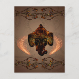 Indian Elephant Postkarte