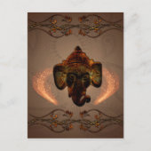 Indian Elephant Postkarte (Vorderseite)