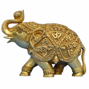 Indian Elephant Schlüsselanhänger Fotoskulptur Schlüsselanhänger
