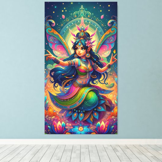 Indian Fairy Leinwanddruck (Insitu (Holzboden))