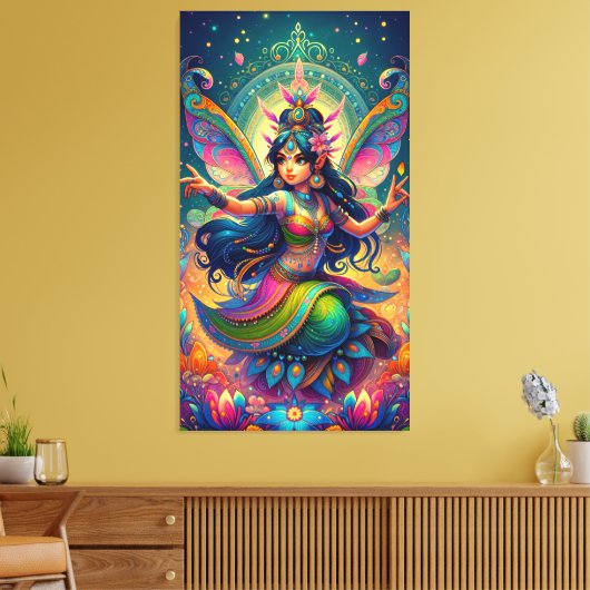 Indian Fairy Leinwanddruck (Insitu (Wohnzimmer))