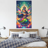 Indian Fairy Leinwanddruck (Insitu (Schlafzimmer))