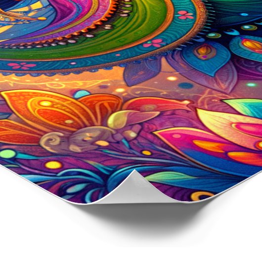 Indian Fairy Poster (Ecke)