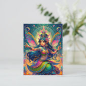 Indian Fairy Postkarte (Stehend Vorderseite)