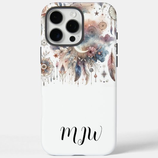 Indian Feather Hübsch Boho iPhone/iPad Gehäuse Case-Mate iPhone Hülle (Rückseite)