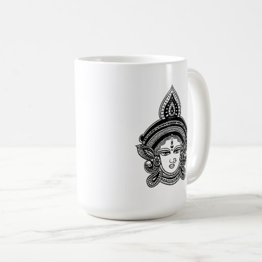 Indian Festival Durga Maa Hindu Gott Kaffeetasse (VorderseiteRechts)