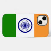 Indian flag Case-Mate iPhone hülle (Rückseite (Horizontal))